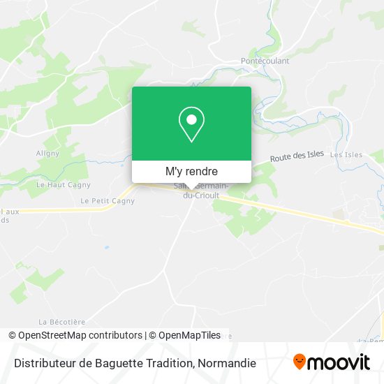 Distributeur de Baguette Tradition plan