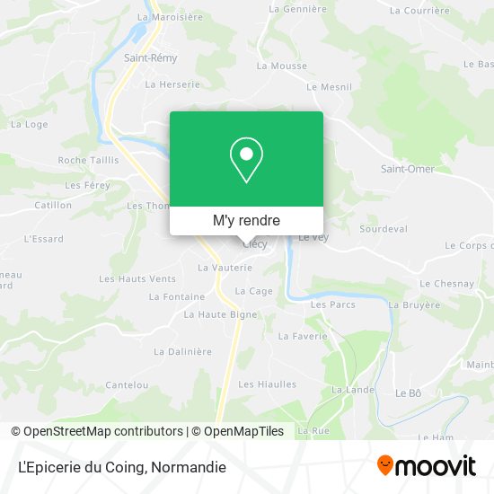 L'Epicerie du Coing plan