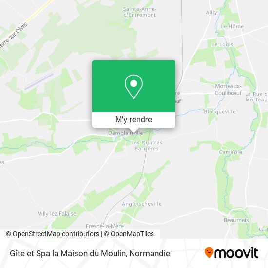 Gîte et Spa la Maison du Moulin plan