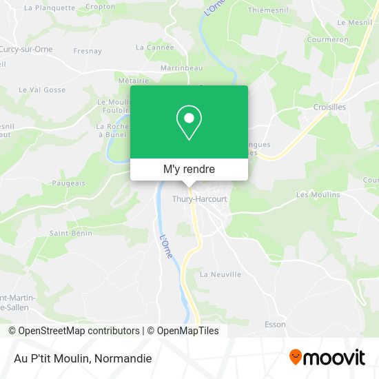 Au P'tit Moulin plan