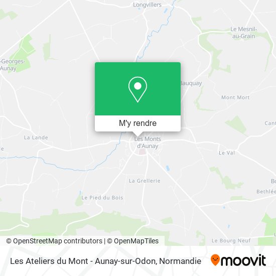 Les Ateliers du Mont - Aunay-sur-Odon plan