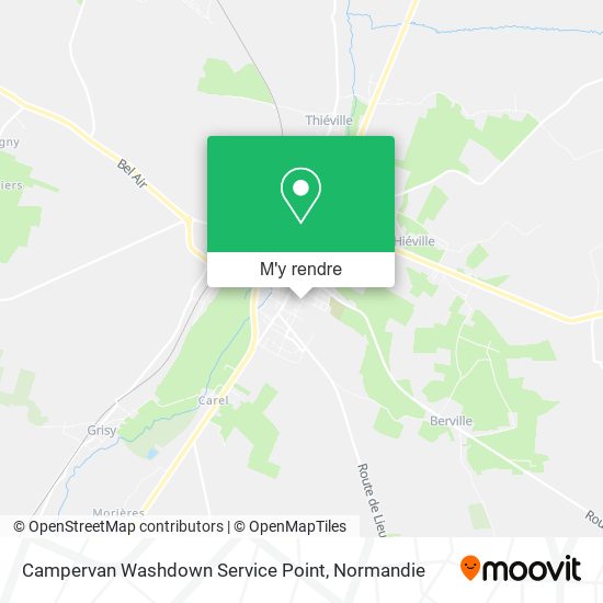 Campervan Washdown Service Point plan