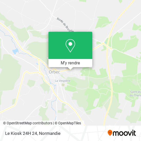 Le Kiosk 24H 24 plan