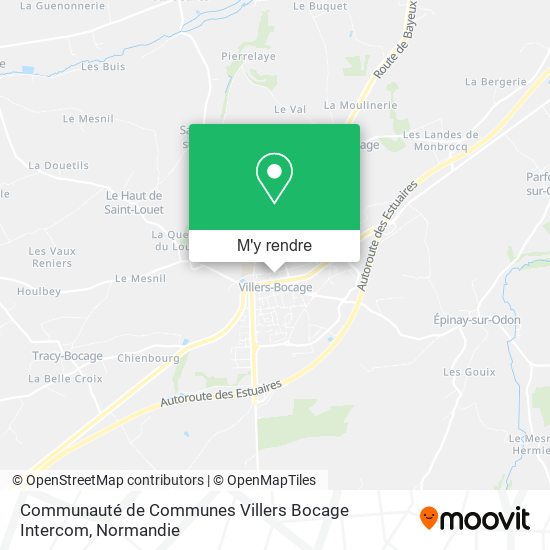 Communauté de Communes Villers Bocage Intercom plan