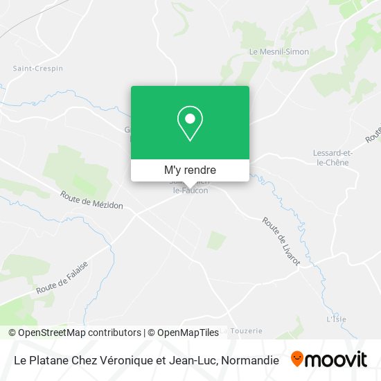 Le Platane Chez Véronique et Jean-Luc plan