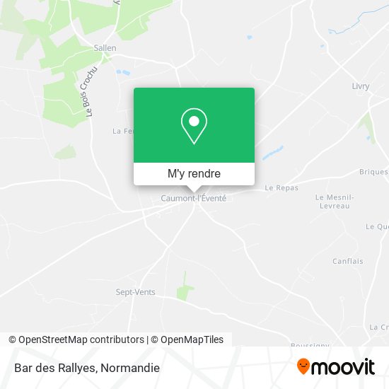 Bar des Rallyes plan