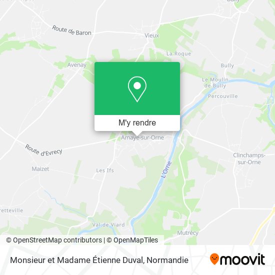 Monsieur et Madame Étienne Duval plan