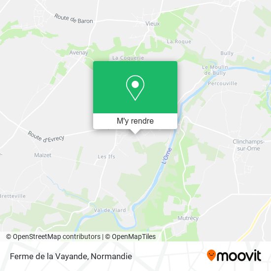 Ferme de la Vayande plan