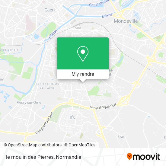le moulin des Pierres plan