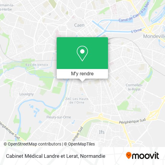Cabinet Médical Landre et Lerat plan