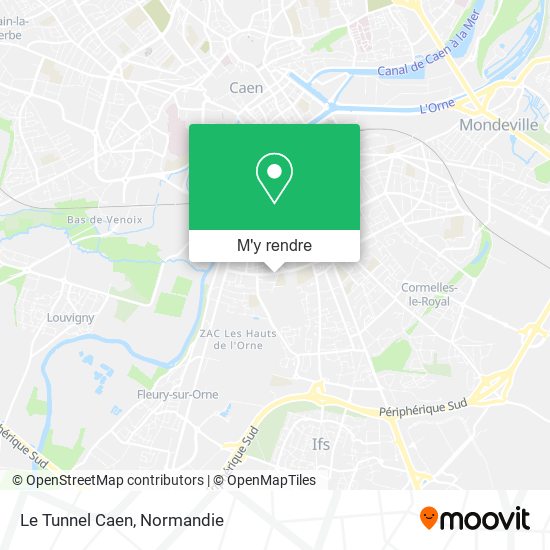 Le Tunnel Caen plan