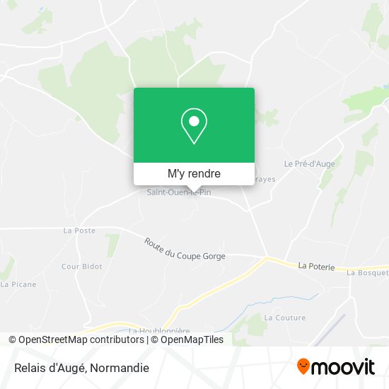 Relais d'Augé plan