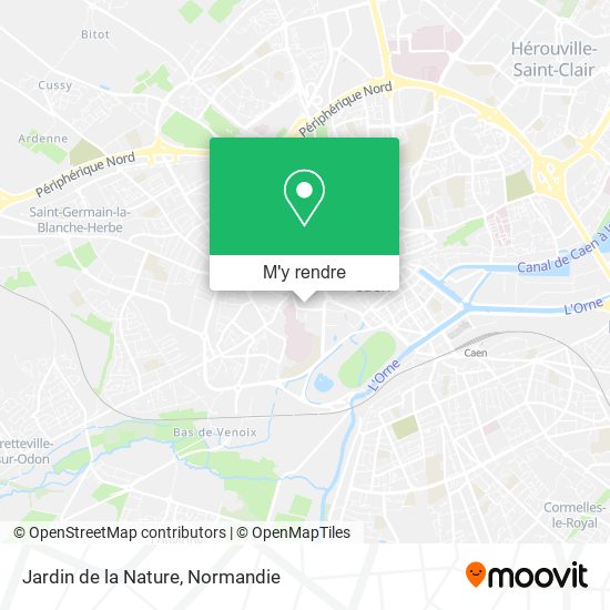 Jardin de la Nature plan