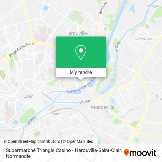 Supermarché Triangle Casino - Hérouville-Saint-Clair plan