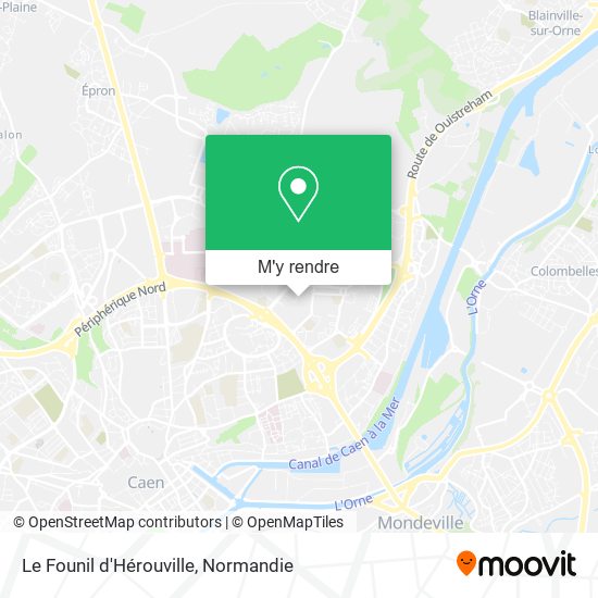 Le Founil d'Hérouville plan