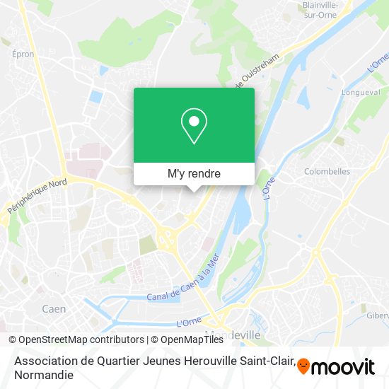 Association de Quartier Jeunes Herouville Saint-Clair plan