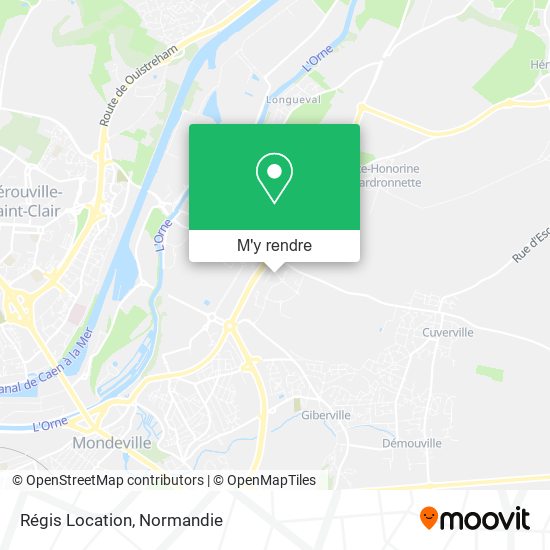Régis Location plan