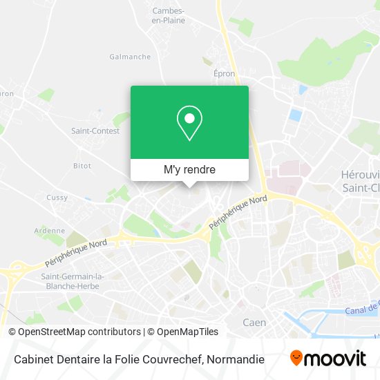 Cabinet Dentaire la Folie Couvrechef plan