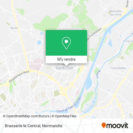 Brasserie le Central plan