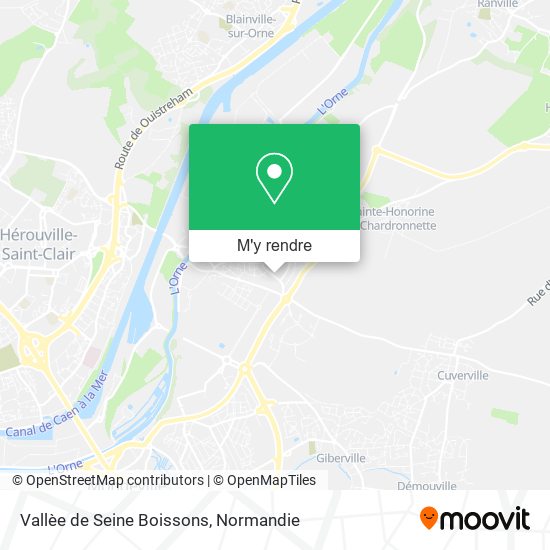 Vallèe de Seine Boissons plan