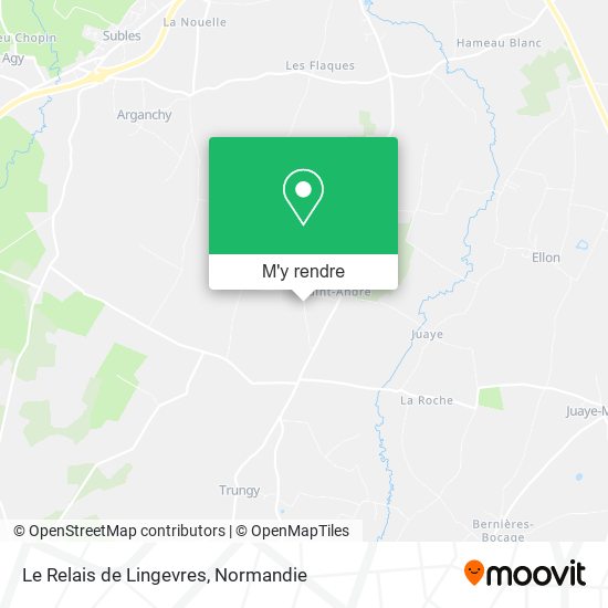 Le Relais de Lingevres plan