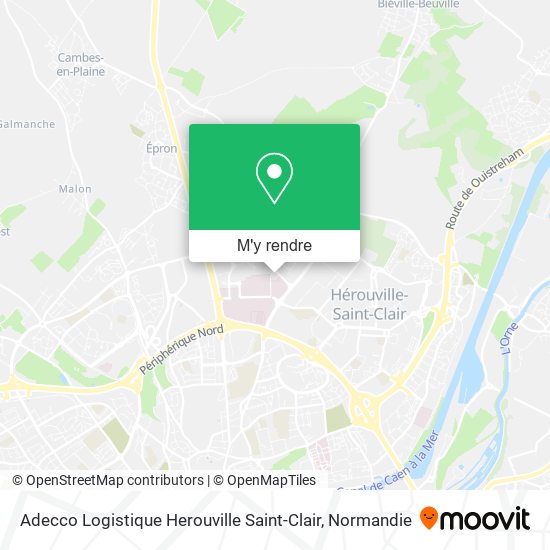 Adecco Logistique Herouville Saint-Clair plan