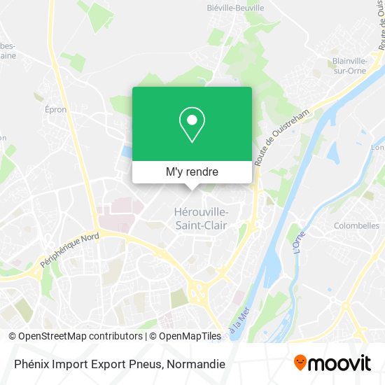Phénix Import Export Pneus plan