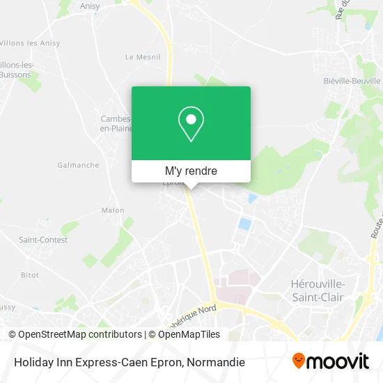 Holiday Inn Express-Caen Epron plan