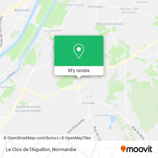 Le Clos de l'Aiguillon plan