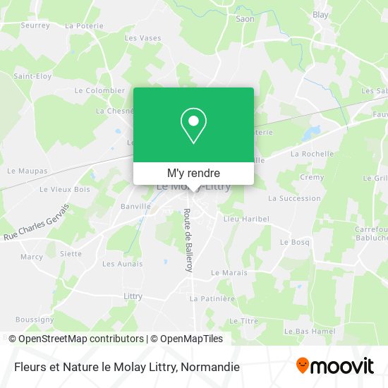 Fleurs et Nature le Molay Littry plan