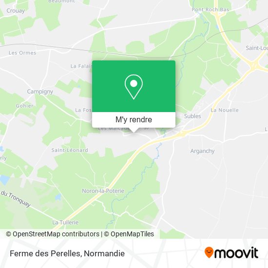 Ferme des Perelles plan