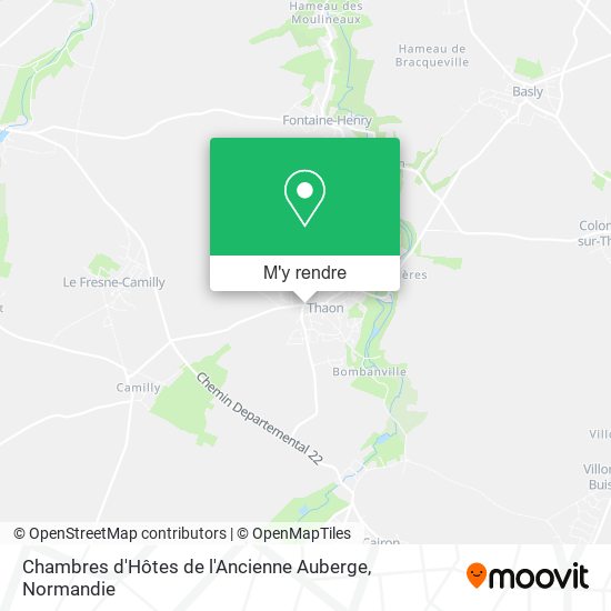 Chambres d'Hôtes de l'Ancienne Auberge plan