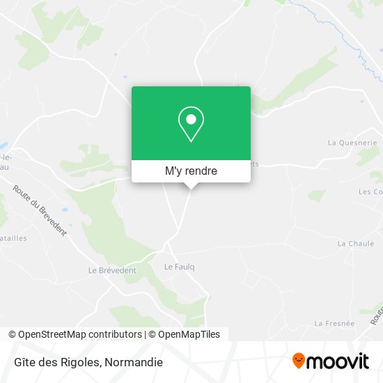 Gîte des Rigoles plan