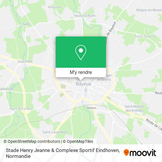 Stade Henry Jeanne & Complexe Sportif Eindhoven plan