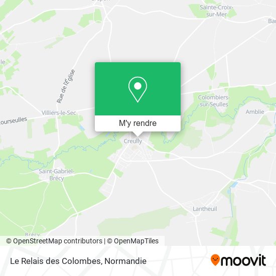 Le Relais des Colombes plan