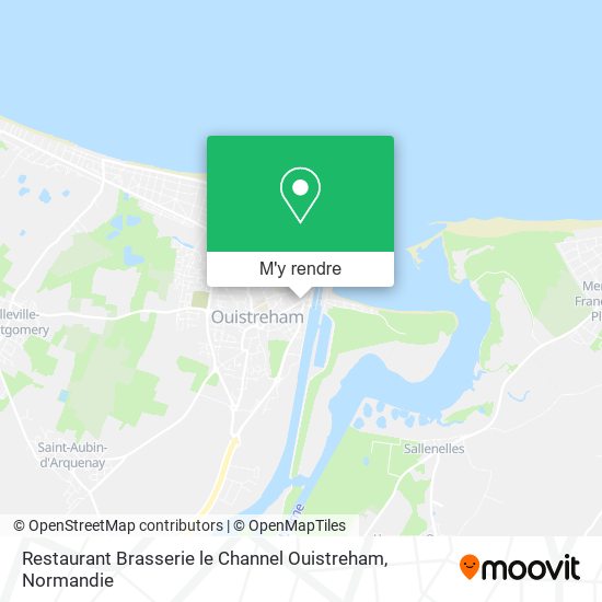 Restaurant Brasserie le Channel Ouistreham plan