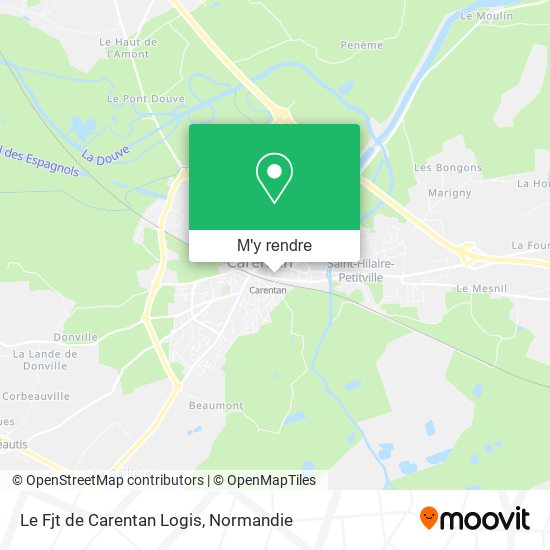 Le Fjt de Carentan Logis plan