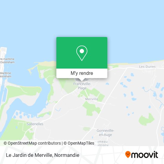 Le Jardin de Merville plan