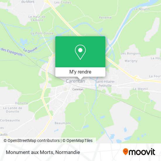 Monument aux Morts plan
