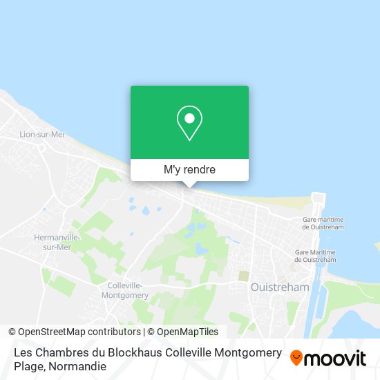 Les Chambres du Blockhaus Colleville Montgomery Plage plan