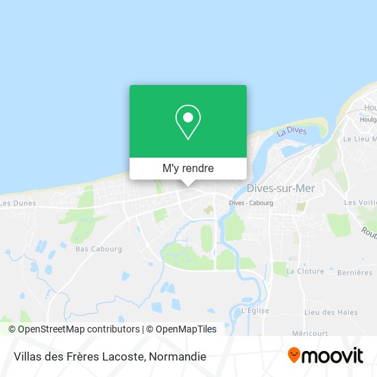 Villas des Frères Lacoste plan