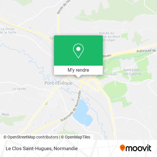 Le Clos Saint-Hugues plan