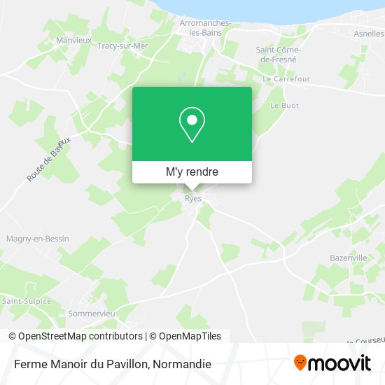 Ferme Manoir du Pavillon plan