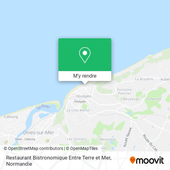 Restaurant Bistronomique Entre Terre et Mer plan