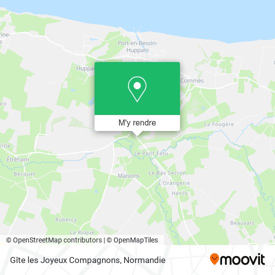 Gîte les Joyeux Compagnons plan