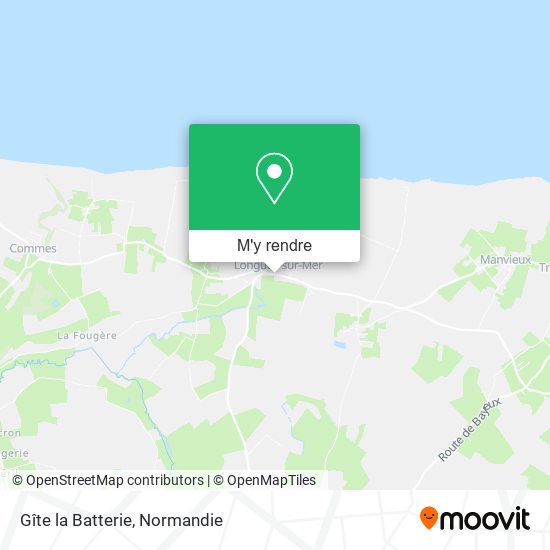Gîte la Batterie plan
