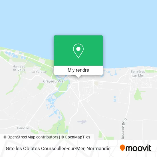 Gîte les Oblates Courseulles-sur-Mer plan