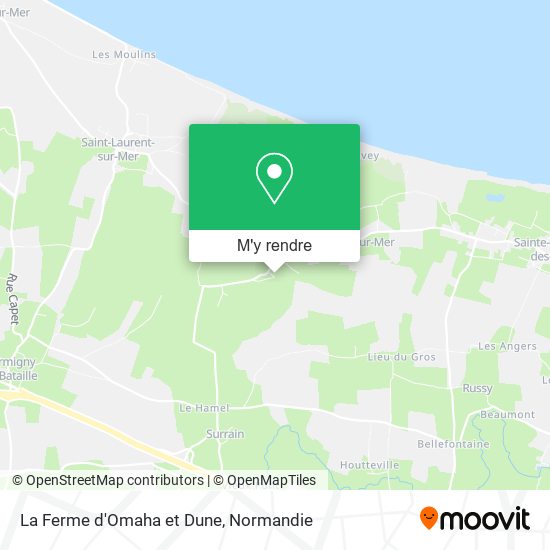 La Ferme d'Omaha et Dune plan