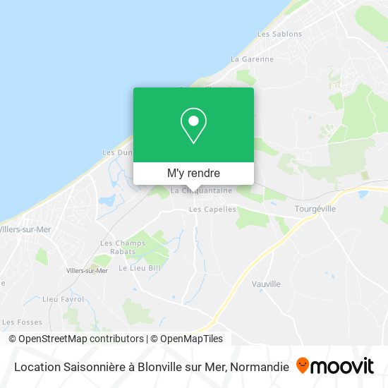 Location Saisonnière à Blonville sur Mer plan