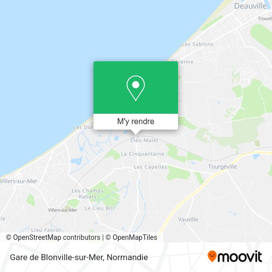 Gare de Blonville-sur-Mer plan